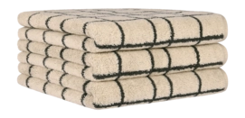 Serviette de Toilette Cawö Atelier Allover Beige (Lot de 3)