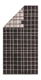 Telo doccia Cawö Atelier Allover 70 x 140 cm, Marrone Basalto