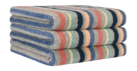 Handdoek Cawö Play Stripes Multicolor (Set van 3)
