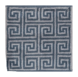 Petite Serviette Cawö Noblesse Élégance Allover Bleu Nuit (Lot de 6)
