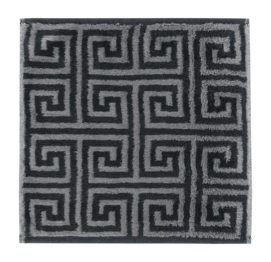 Petite Serviette Cawö Noblesse Élégance Allover Noir (Lot de 6)