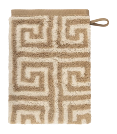 Washandje Cawö Noblesse Elegance Allover Sand (Set van 6)