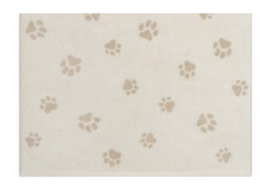 Guest Towel Cawö We Love Dogs Paws Nature/Beige (Set of 6)
