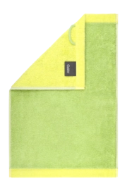 Serviette Invités Cawö Lifestyle Splash Reversible Pistache/Citron (Lot de 6)