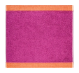 Petite Serviette Cawö Lifestyle Splash Reversible Rose/Mandarine (Lot de 6)