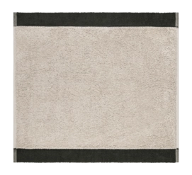 Gezichtsdoekje Cawö Lifestyle Splash Reversible Linen/Basalt (Set van 6)