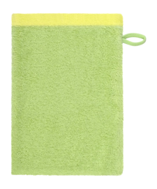 Manopola guanto Cawö Lifestyle Splash 16 x 22 cm, Set da 6, Pistacchio / Limone