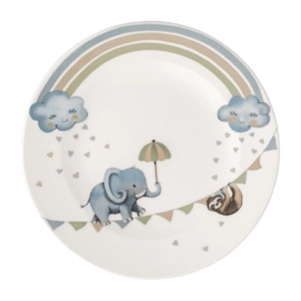 Children's Plate Villeroy & Boch Walk like an Elephant White 21.5 cm (Set of 6)