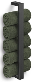 Guest Towel Holder Zack Linea Black