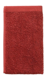Serviette Invités Kela Ladessa Camine Red (30 x 50 cm) (Lot de 3)