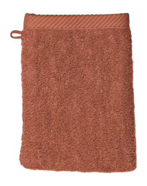 Gant de Toilette Kela Ladessa Rust Red (15 x 21 cm) (Lot de 3)