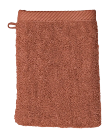 Gant de Toilette Kela Leonora Terra (15 x 21 cm) (Lot de 3)