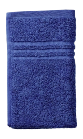 Serviette d'Invités Kela Leonora Ocean Blue (30 x 50 cm) (Lot de 3)