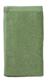 Serviette Invités Kela Ladessa Moss Green (30 x 50 cm) (Lot de 3)