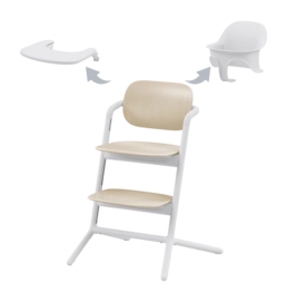 Kinderstoel Cybex Lemo 3 In 1 Set Sand White