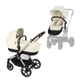 Kinderwagen Cybex Eos Lux Tpe Seashell Beige | Light Beige Beige