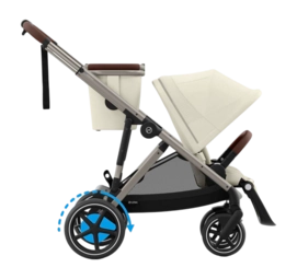 Kinderwagen Cybex Egazelle S Tpe Seashell Beige | Light Beige Beige