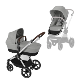 Kinderwagen Cybex Eos Lux Slv Stone Grey | Mid Grey Grey
