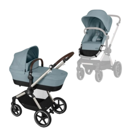Kinderwagen Cybex Eos Lux Tpe Stormy Blue | Light Blue