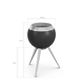 Vuurkorf Höfats Moon 45 met Hoog Standaard Zwart