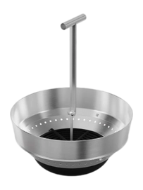 Bac à Cendres Höfats Moon 45 avec Rehaussement Argent