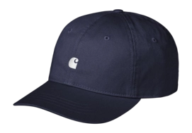 Kappe Carhartt WIP Madison Logo Cap Unisex Air Force Blue / White