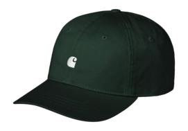 Cap Carhartt WIP Unisex Madison Logo Conifer / White