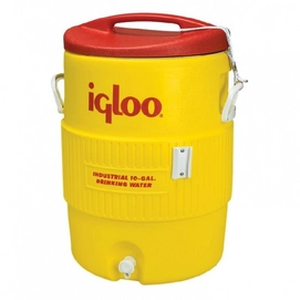 Cool Box Igloo 10 Gallon 400 Series Yellow Red White