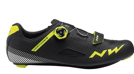 Wielrenschoen Northwave Men Core Plus Black Yellow Fluo