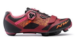 Mountainbikeschoen Northwave Women Razer Woman Dark Red Black