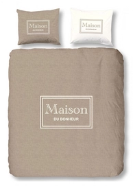 Parure de Lit Good Morning Maison BeigeCoton