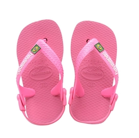 Slipper Baby Havaianas Brasil Logo Shocking Pink