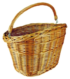 Fietsmand Cordo Riet Rechthoekig