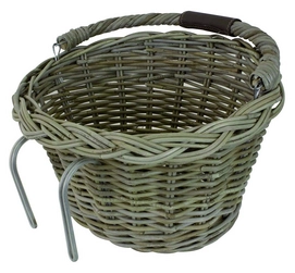Fietsmand Cordo Rotan Ovaal Klein Bruin