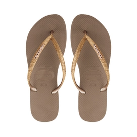 Tongs Havaianas Kids Slim Shiny Rose Gold-Taille 25 - 26