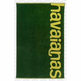 Strandlaken Havaianas Towel Logomania Green Yellow