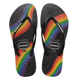 Flip Flops Havaianas Slim Pride Black Unsex-Schuhgröße 37 - 38