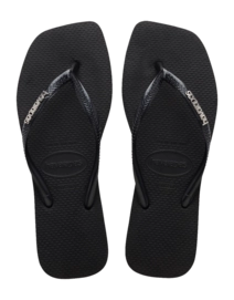 Flip Flops Havaianas Quadrat Logo Metallic Damen Black / Silver