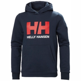 Trui Helly Hansen Junior Logo Hoodie 2.0 Navy 22-Maat 140