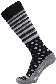 Ski Socks Barts Unisex Skisock Dottie Stripes Black