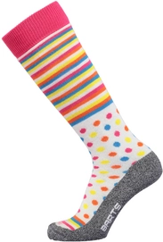 Ski Socks Barts Unisex Skisock Dottie Stripes Fuchsia