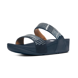 FitFlop Aztek Chada Slide Suede Supernavy