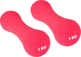 Haltères Avento 1 Kg Rouge (2-pièces)
