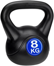 Kettlebel Avento 8 Kg Zwart Kobalt