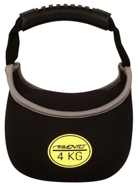Kettlebel Avento 4 Kg Zwart Geel