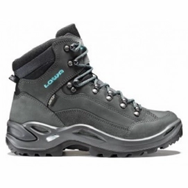 Chaussures de Marche Lowa Renegade GTX Mid Ws Anthracite Turquoise