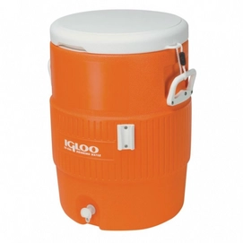 Glacière Igloo 10 Gallon Seat Top Cup Dispenser Orange White