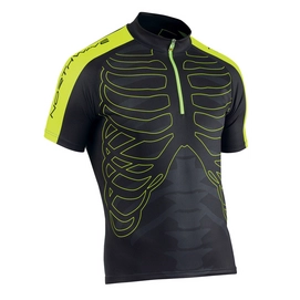 Fietsshirt Northwave Men Skeleton SS Black Yellow
