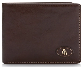 Portemonnee Castelijn & Beerens Billfold Ritsvakje Gaucho Mocca Heren