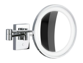 Make-Up Mirror Decor Walther BS 40 LED Chrome (5 x magnification)